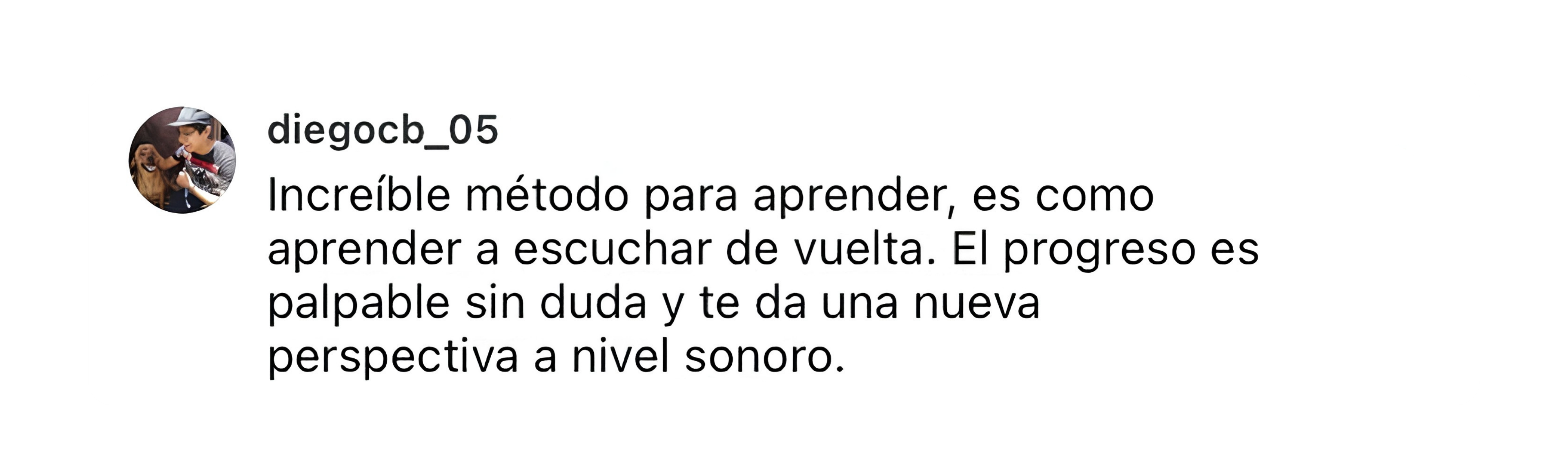 Testimonio alumno